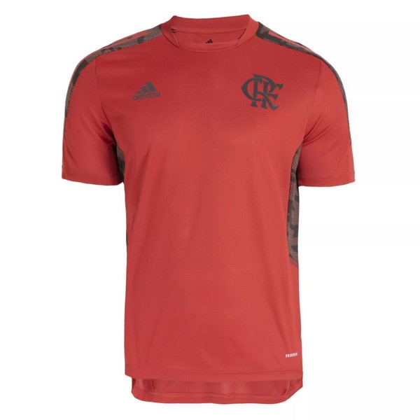 Trainingsshirt Flamengo 2021-22 Rote Fussballtrikots Günstig